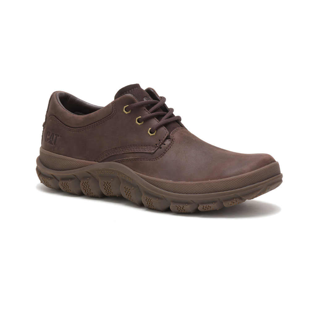 Caterpillar Shoes PK - Caterpillar Fused Tri Mens Work Shoes Coffee (041756-BOU)